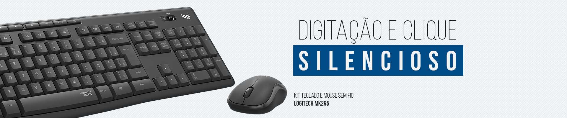 Kit Teclado e Mouse Sem Fio
