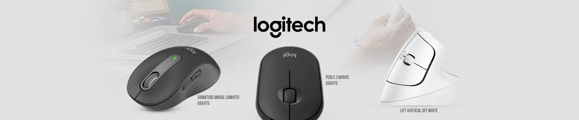 Logitech Mouses Ergonomicos