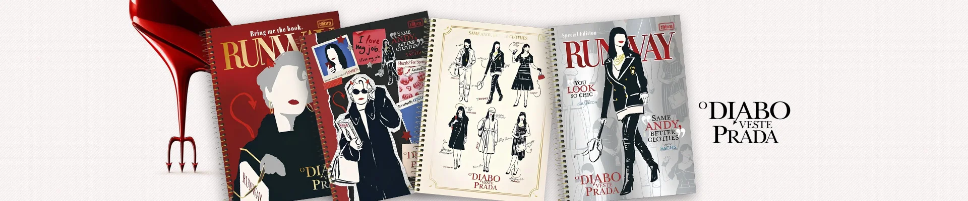 Tilibra Caderno Diabo Veste Prada