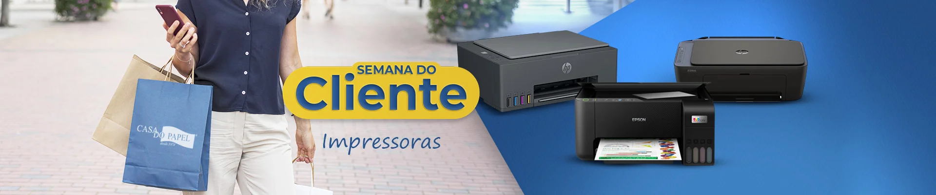 Banner Impressoras - Semana do Cliente