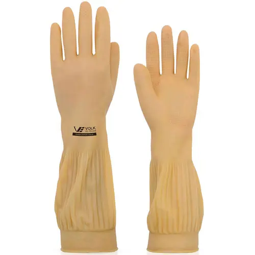 Luva Latex Reforçada Antiderrapante Média Par