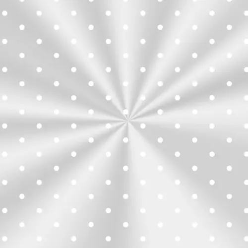 Folha Poli Transparente Decorada 85cm x 100cm Poá Branco Cromus com 50 Unidades
