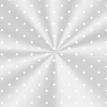 Folha Poli Transparente Decorada 85cm x 100cm Poá Branco Cromus com 50 Unidades