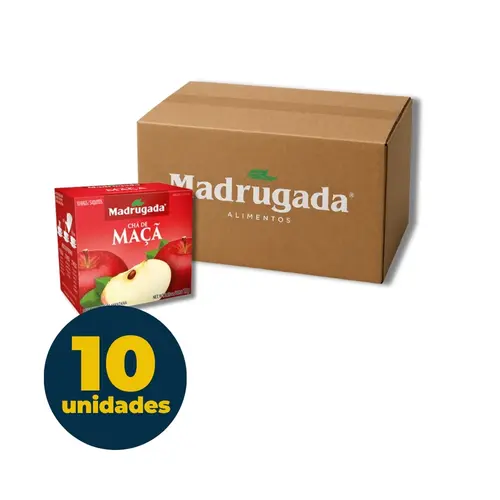 Chá Madrugada 15g com 10 Sachês Maçã com 10 Caixas