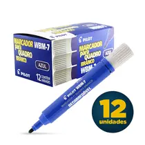 Marcador para Quadro Branco Pilot Wbm-7 Azul com 12 Unidades