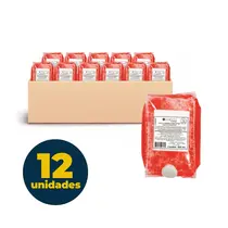 Sabonete Espuma Refil 500ml Plus Pitanga com 12 Unidades