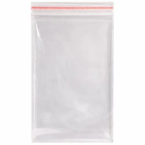 Saco PP Transparente Adesivo 15cm x 20cm + 3cm Aba Cromus com 10 Pacotes de 100 Unidades