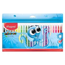 Hidrocor 24 Cores Maped Color Peps Ocean 12 Estojos