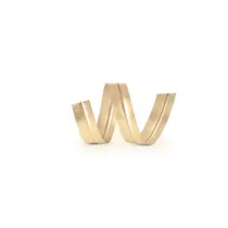 Fecho Prático 4mm x 110mm Dourado Velho com 25 Pacotes de 100 Unidades
