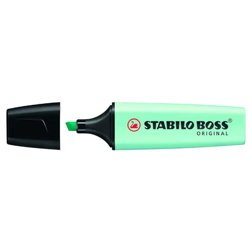 Marca Texto Stabilo Boss Azul Pastel com 10 Unidades