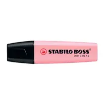 Marca Texto Stabilo Boss Rosa Pastel com 10 Unidades