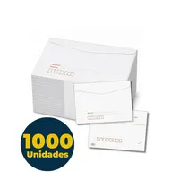 Envelope Carta Branco 11,4cmx16,2cm 63g RPC com 1.000 Unidades