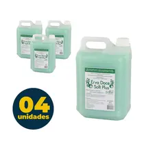 Sabonete Líquido 5L Soft Plus Erva Doce com 4 Unidades