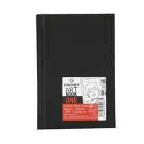 Caderno Capa Dura sem Pauta 98 Folhas 10,2cm x 15,2cm Canson Artbook One com 6 Unidades