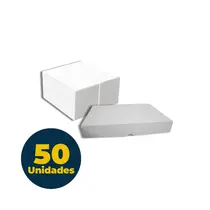 Caixa Para Doces 24cm x 4,5cm x 18cm Branca com 50 Unidades