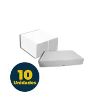 Caixa Para Doces 24cm x 4,5cm x 18cm Branca com 10 Unidades