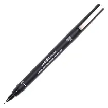 Caneta Nankin 0.5 Uni Pin Fine Line Preta com 12 Unidades