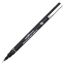 Caneta Nankin 0.3 Uni Pin Fine Line Preta com 12 Unidades