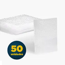Envelope Saco Bolha 140mm X 215mm 0,09 micras com 50 Unidades