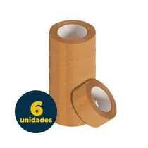 Fita Adesiva Kraft 36mmx50m Eurocel Marrom com 06 Unidades