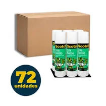 Cola Bastão Média 20g 3M Scotch EE-308 com 72 Unidades