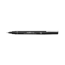 Caneta Nankin Uniball Pin Fine Line 0.6mm Preta 12 Unidades