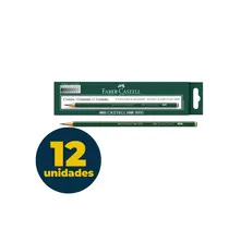 Lápis Preto Sextavado Graduado 6B Faber Regent 9000 Caixa com 12 Unidades
