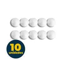 Bola de Isopor 100mm com 10 Unidades