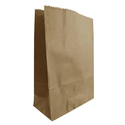 Saco de Papel Kraft Fundo Chato 33cm x 22cm x 10cm Ref-10k Sanfona com 1.000 Unidades