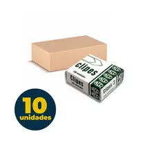 Clipes N-3 ACC Galvanizado 10 Caixas com 100 Unidades