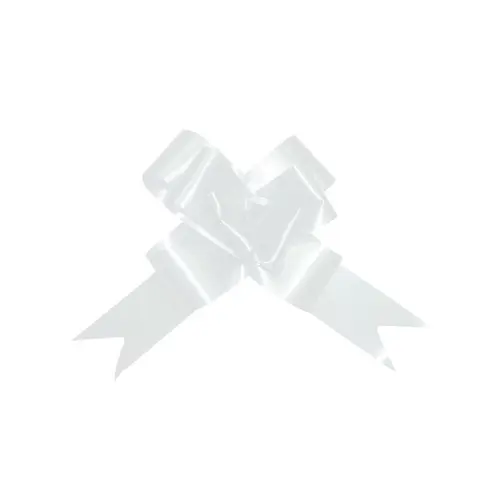 Laço Fácil Pronto 3,0cm x 51cm VMP Branco Liso com 20 Pacotes de 10 Unidades