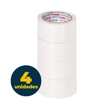 Fita Crepe 48mm x 50m 3M Tartan 101LA com 4 Rolos