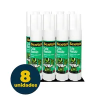 Cola Bastão Pequena 8g 3M Scotch EE-237 com 8 Unidades