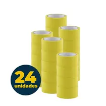 Fita Demarcação de Solo 38mmx15m Amarela Eurocel 24 Rolos