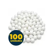 Bola de Isopor 25mm com 100 Unidades