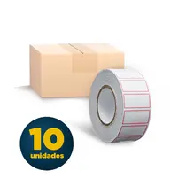 Etiqueta de Preço Pico 1 com 1.000 Etiquetas 1cm x 2cm com 10 Rolos