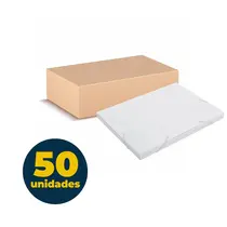 Pasta Novaonda Ofício 250mm x 335mm x 20mm Cristal com 50 Unidades
