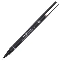 Caneta Nankin 0.2 Uni Pin Fine Line Preta com 12 Unidades