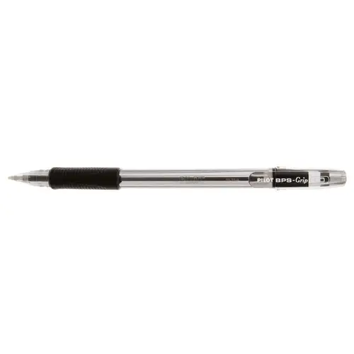 Caneta Esferográfica 1.0mm Pilot Bps-Grip-M Preta Caixa com 12 Unidades