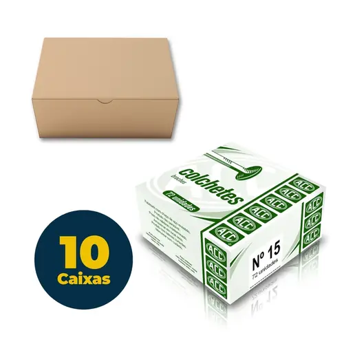 Colchete ACC N-15 100mm com 10 Caixas