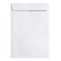 Envelope Saco Branco 12cmx17,5cm 90g com 1.000 Unidades