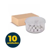 Alfinete para Mapa com Cabeça de 5mm 50 Unidades ACC Branco com 10 Caixas