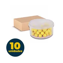 Alfinete para Mapa com Cabeça de 5mm 50 Unidades ACC Amarelo com 10 Caixas