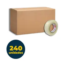Fita PP 12mm x 30m 3M Transparente com 240 Unidades