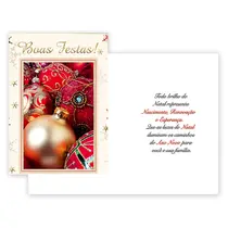 Cartão Dallec Coleção Festa de Natal com 270 Unidades