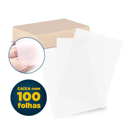 Papel Vegetal A3 29,7cmx42cm 92g/m² com 100 Folhas