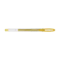 Caneta Gel 0.7mm Uni-Ball Signo Glitter Sparkling Ouro Um-120sp 12 Unidades
