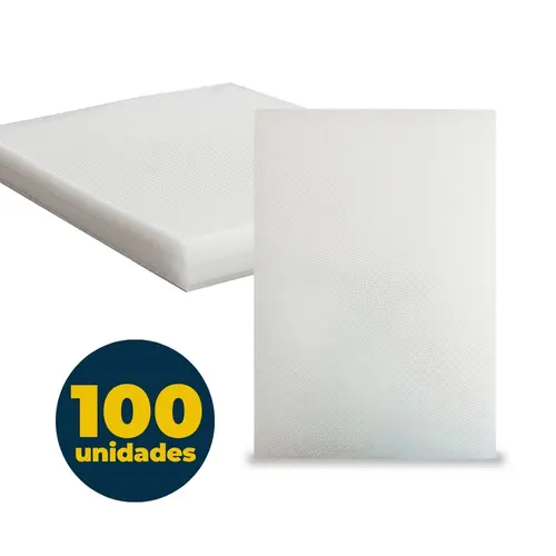 Capa Encadernação A4 PP Transparente Line Cristal 100 Unidades