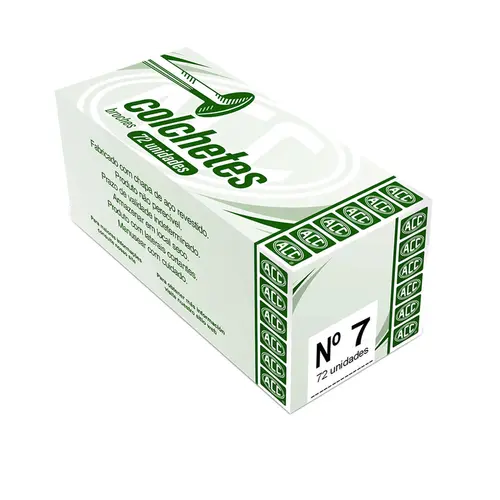 Colchete ACC N-07 31mm com 10 Caixas