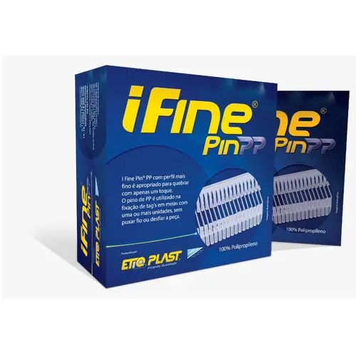 Pino par Etiqueta 15mm Roupa Neutro Fix Pin Fine 5.000 Unidades com 1 Caixa